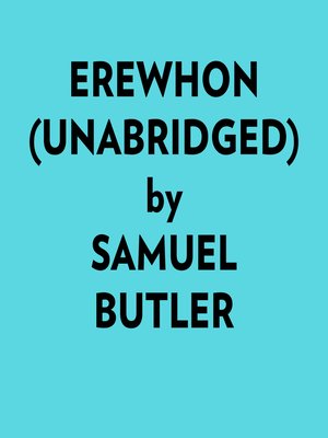 cover image of Erewhon (Unabridged)